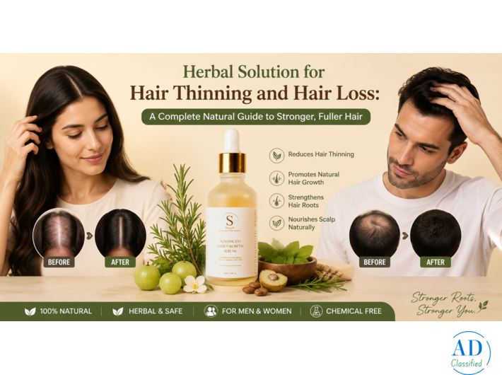 Herbal Solution for Hair Thinning & Hair Loss – Advanced Hair Growth Serum