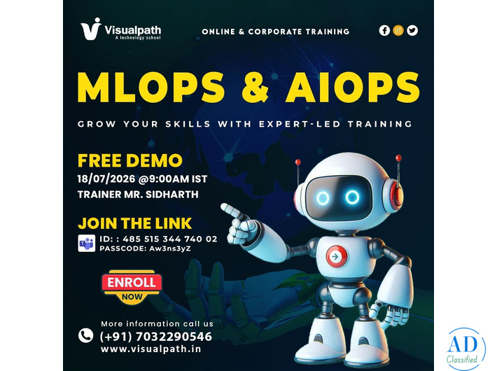 MLOps & AIOps Online Training – FREE Live Demo by Visualpath