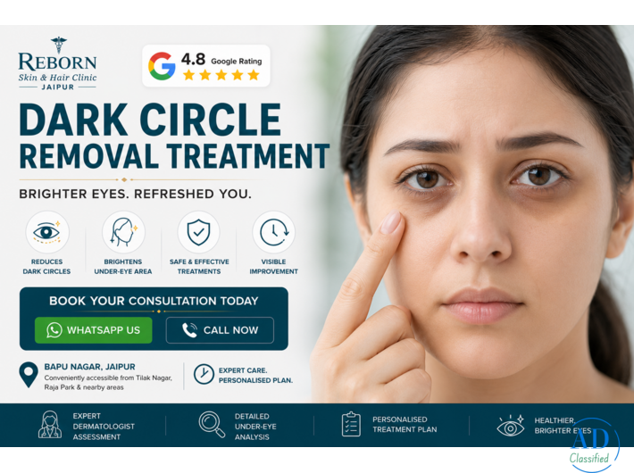 Best Skin Clinic for Dark Circle Treatment in Jaipur