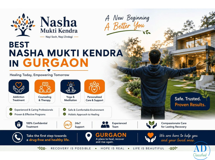 Best Nasha Mukti Kendra in Gurgaon | Expert Rehab Care