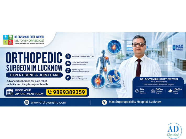 Expert Orthopedic Surgeon in Lucknow for Joint & Bone Care