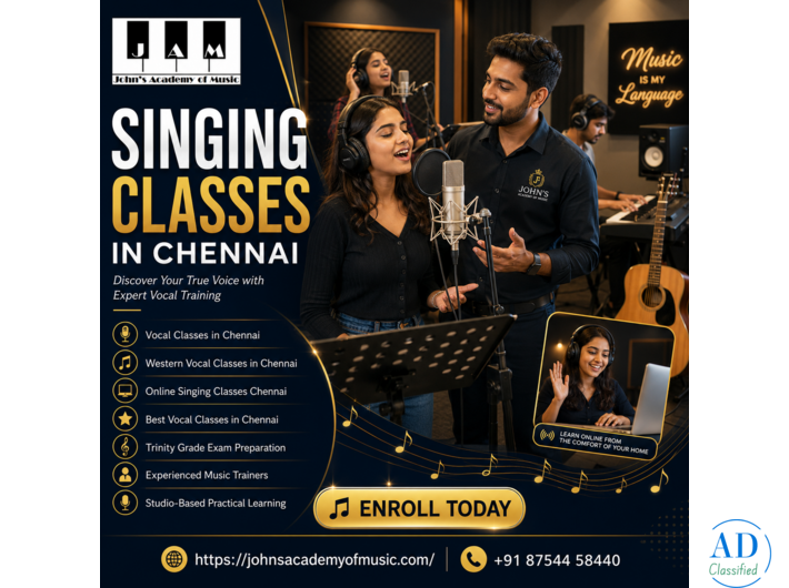 Learn Singing in Chennai with Professional Vocal Coaches