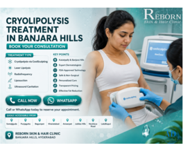 Cryolipolysis Treatment in Banjara Hills, Hyderabad