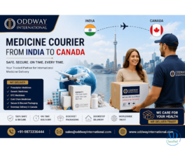 Courier Medicines from India to Canada for Bulk Healthcare Needs | Oddway International
