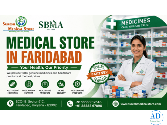 Medical Store in Faridabad
