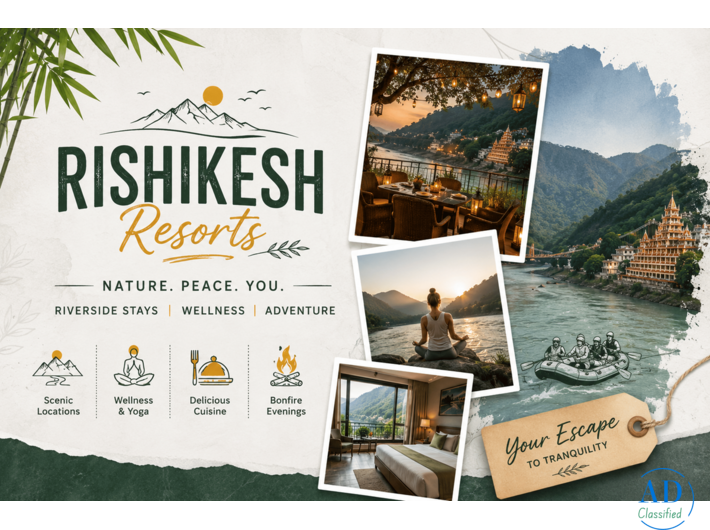 Best Resorts in Rishikesh – Riverside, Luxury & Budget Stays Available