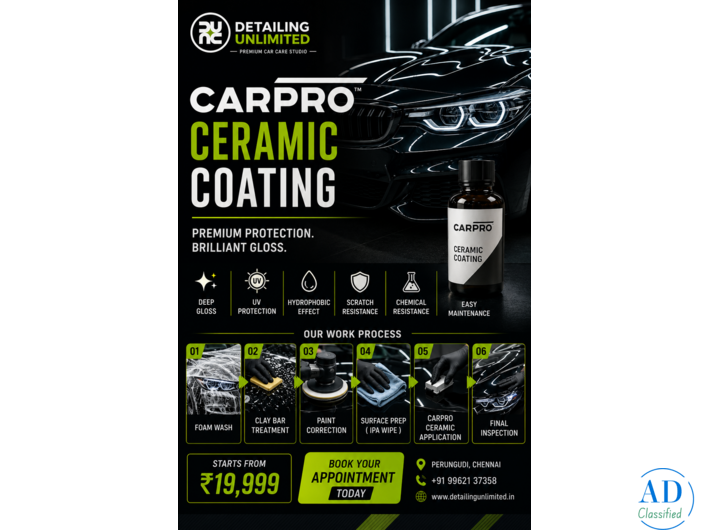 Best PPF Coating in Chennai | Premium Paint Protection Film Services