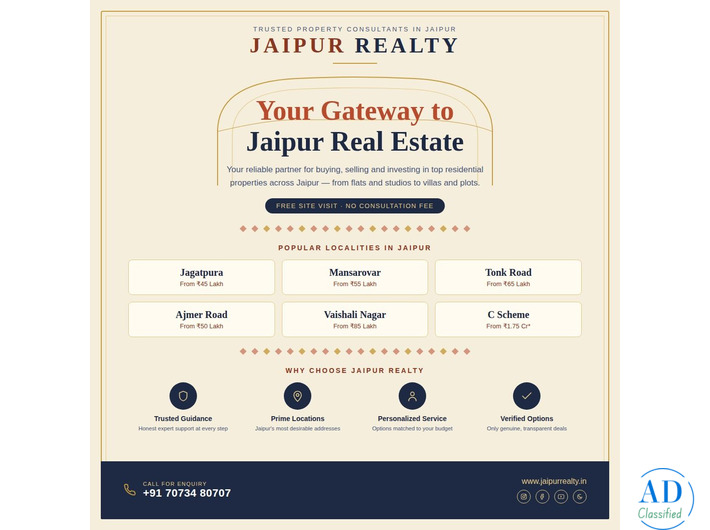 How do you find the best property dealers in Jaipur?
