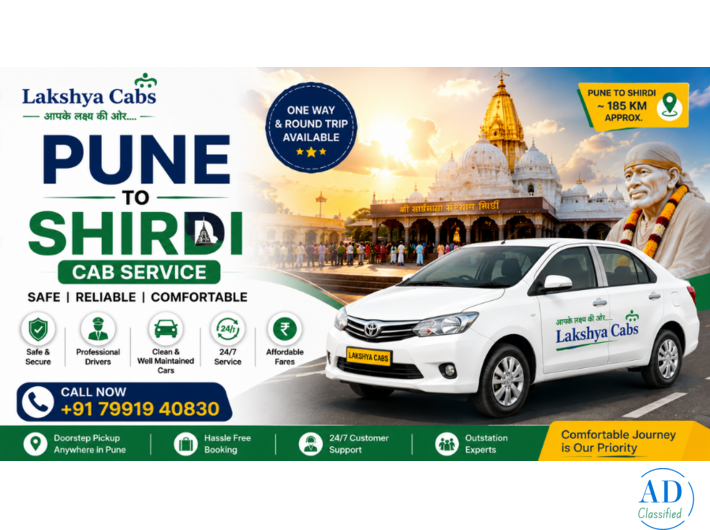 Pune to Shirdi Cabs – How Much Does the Taxi Fare Cost?