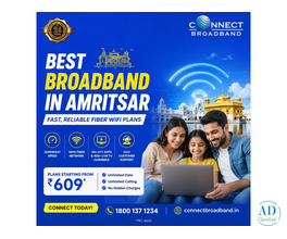 Best Broadband in Amritsar Fast, Reliable Fiber WiFi Plans
