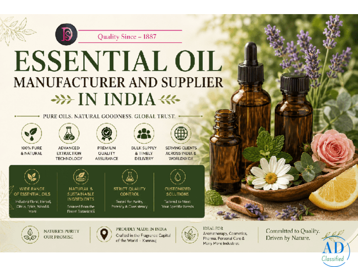 Essential Oil Manufacturer and Supplier in India