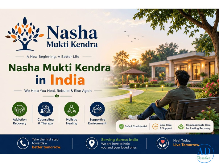 Nasha Mukti Kendra in India: A Step Toward a Healthier Life