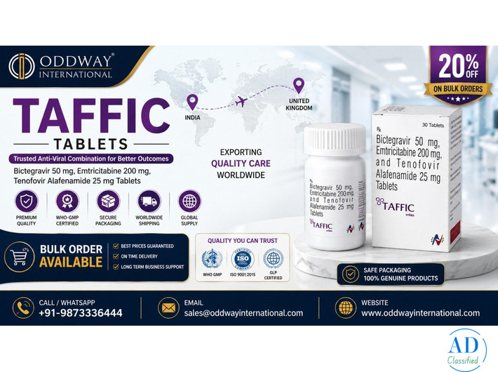 Wholesale Taffic Tablets UK | Oddway International | UK
