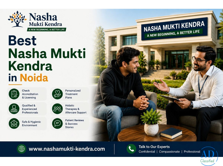 Nasha Mukti Kendra in Noida | Complete De-Addiction Support