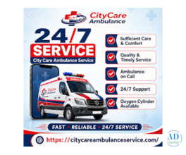 24/7 Advanced ICU ambulance service in Lucknow