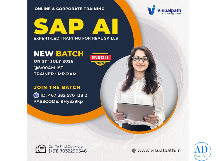 Join the SAP AI Online Training New Batch on July 21!