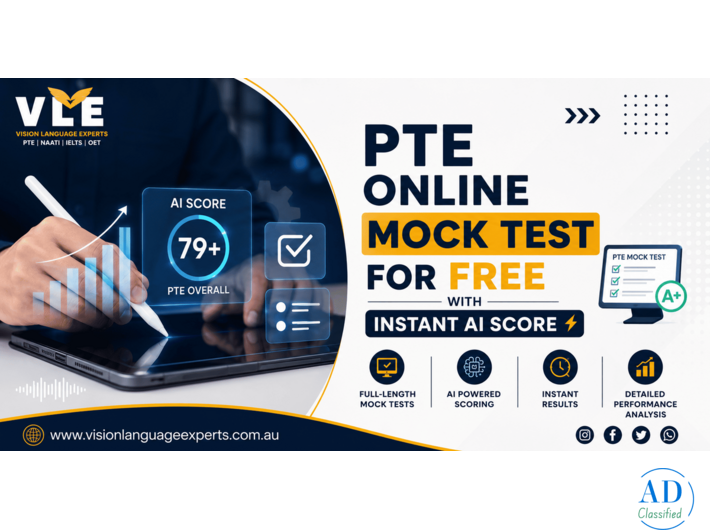 Free PTE Online Mock Test with Instant Results