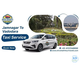 Jamnagar To Vadodara Taxi Service – Safe &amp; Affordable Cab Booking