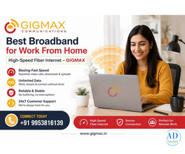 Best Broadband for Work From Home | High-Speed Fiber Internet – GIGMAX