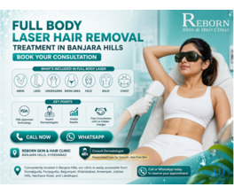 Advanced Full Body Laser Hair Removal Treatment in Banjara Hills, Hyderabad