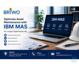 Upgrade to IBM MAS Today with Briwo Solutions – Smart Asset Management Made Simple