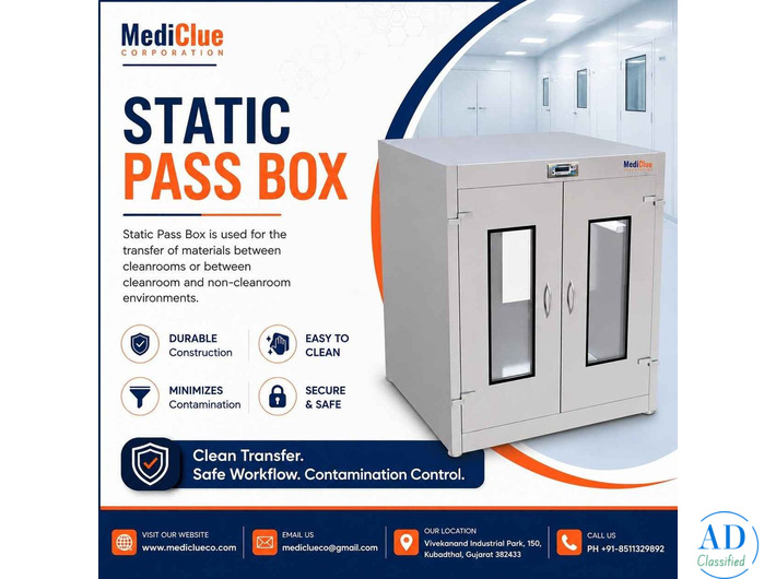 Pharmaceutical Static Pass Box Supplier – Mediclue Corporation