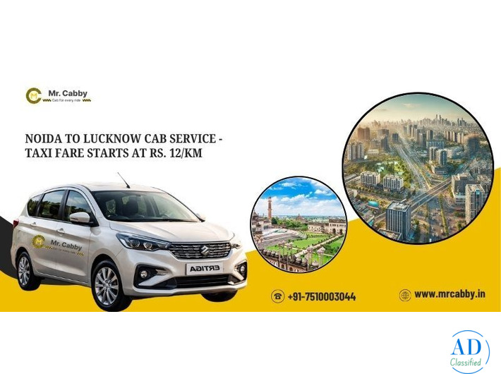 Noida to Lucknow Cab Service & Taxi Fare Book with Mr. Cabby