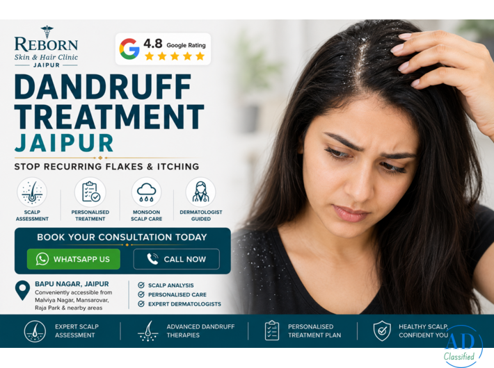 Dandruff Treatment in Jaipur for Monsoon Hair Concerns