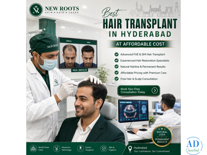 Best Hair Transplant in Hyderabad at Affordable Cost