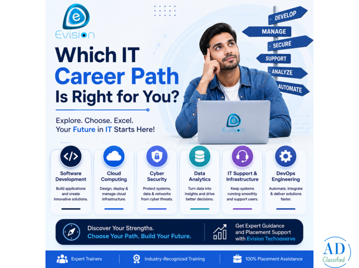 Which IT Career Path Is Right for You - Evision Technoserve