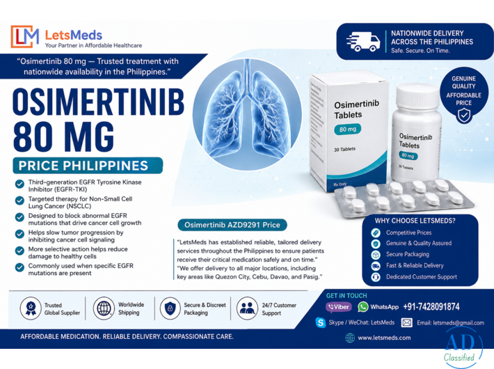 Osimertinib 80 mg Price in the Philippines – Everything You Need to Know Before Buying