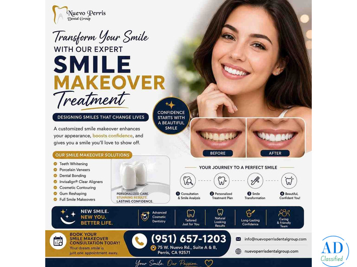 Top-Rated Smile Makeover Dental Clinic in Perris - Nuevo