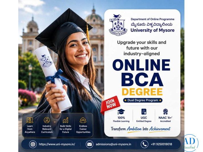 🎓 Online BCA Degree – University of Mysore
