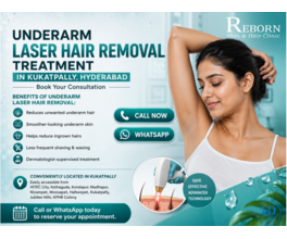 Best Underarm Laser Hair Removal Treatment in Kukatpally, Hyderabad