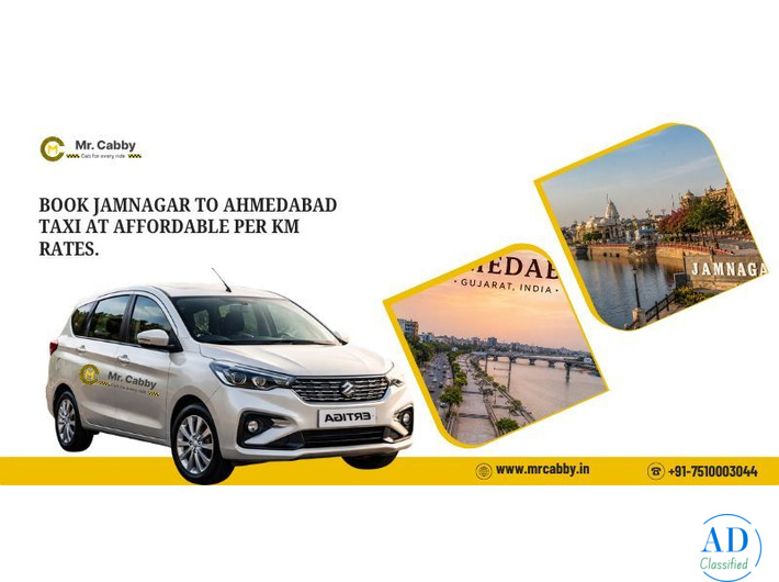 Book Jamnagar to Ahmedabad Taxi Online