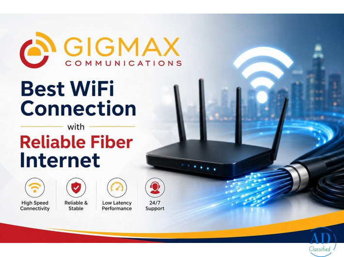 Best WiFi Connection with Reliable Fiber Internet – GIGMAX