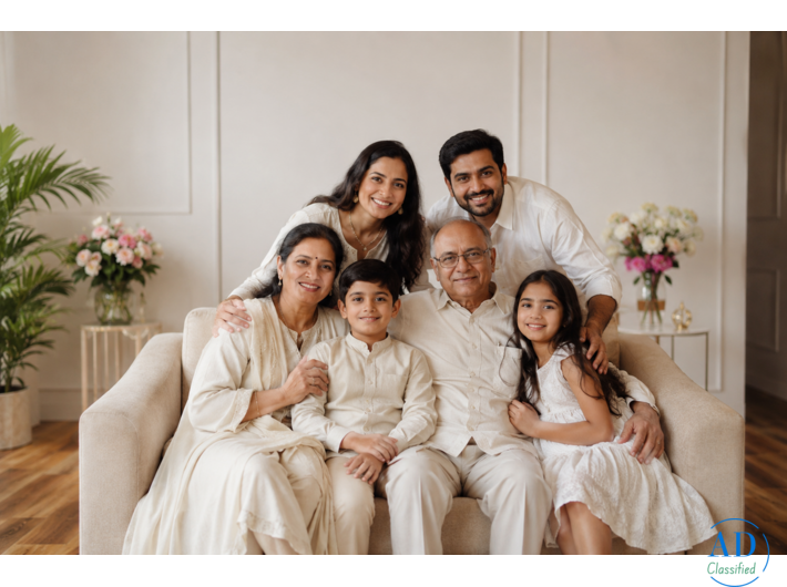 Indoor Family Photography Gurgaon for Beautiful Family Portraits