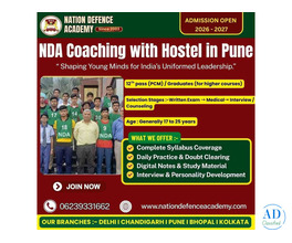 Join the Best NDA Coaching with Hostel in Pune