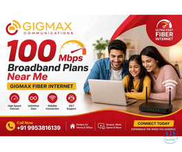 100 Mbps Broadband Plans Near Me | GIGMAX Fiber Internet