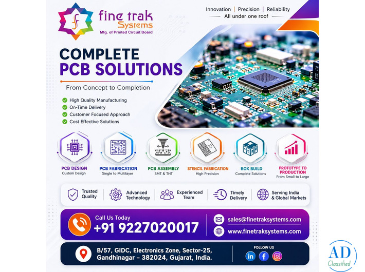 PCB Design, Fabrication & Assembly Experts in Gujarat