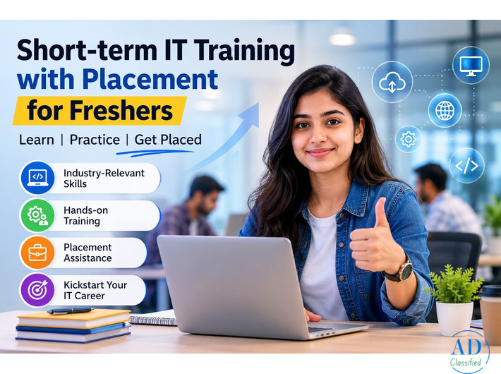 Short-term IT Training with Placement for Freshers - Evision Technoserve