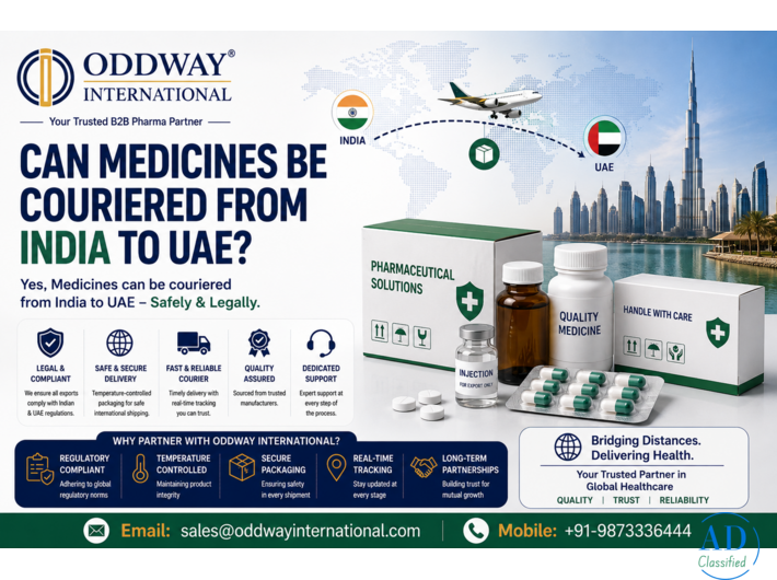 Can Medicines Be Couriered from India to UAE? Explore Options - Oddway