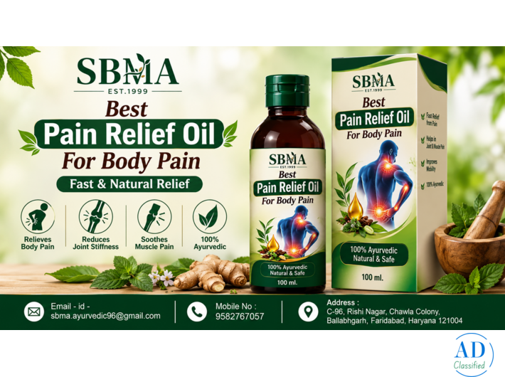 Best Pain Relief Oil For Body Pain