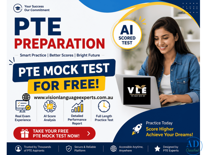 PTE Mock Test Designed by PTE Experts