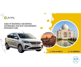 Book Agra to Mathura Cab Service – One-Way Taxi at Lowest Fare