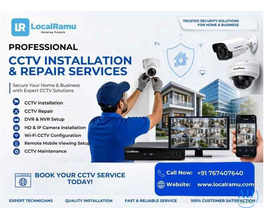 Secure your home and office with localramu's cctv installation and repair service in bengaluru