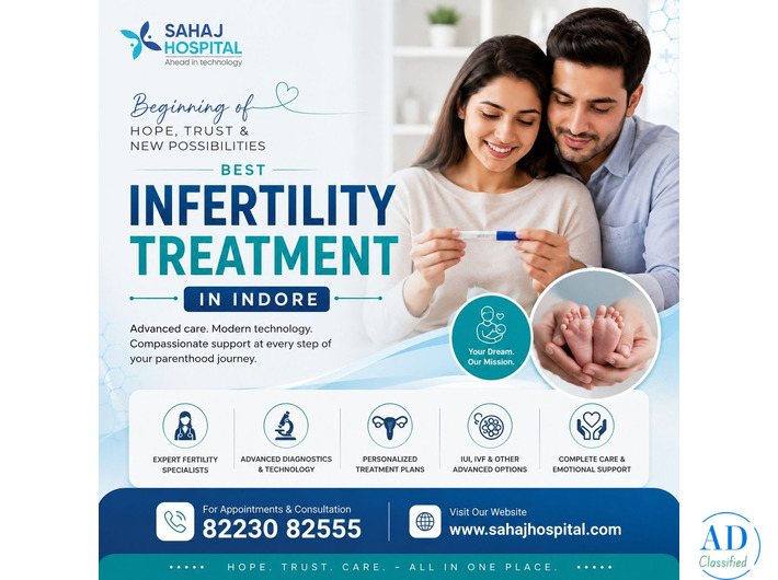 Best Infertility Treatment in Indore - Sahaj Hospital