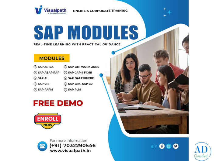 SAP Modules with a Free Live Demo by Visualpath