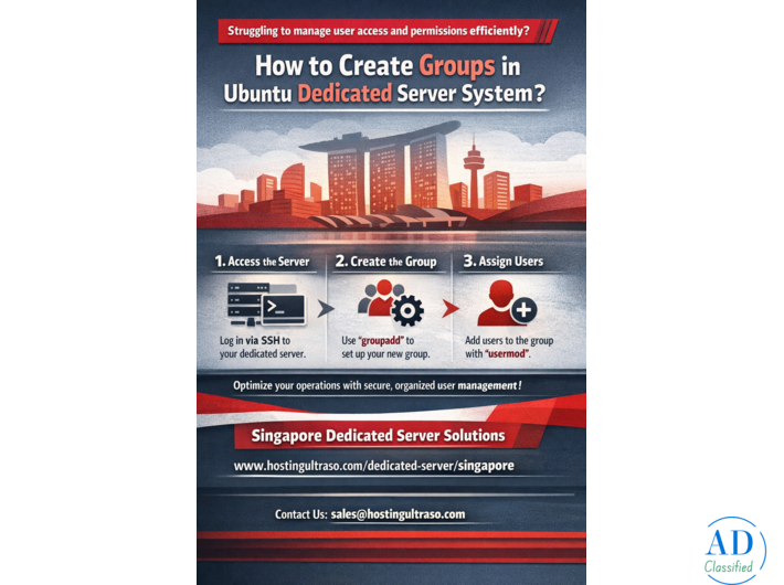 How to Create Groups in the Ubuntu Dedicated Server System?