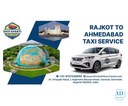Rajkot to Ahmedabad Taxi Service by Safe &amp; Affordable Cab Booking